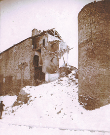 Le Château à sa destruction en 1951